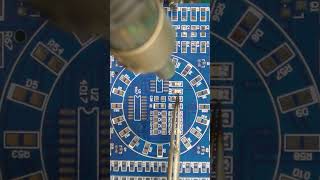 Soldering tutorials  Solder SMD components  SMD soldering course [upl. by Lowis]