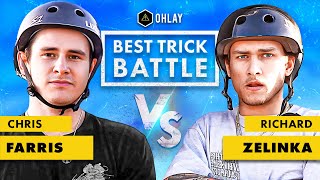 500 OHLAY BEST TRICK BATTLE 2  Chris Farris vs Richard Zelinka [upl. by Rothwell]