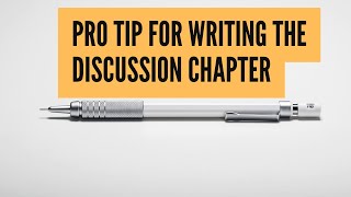 How to write the discussion chapter in research paper Single most important tip [upl. by Aeel]