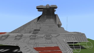 venator class star destroyer 11 scale in minecraft episode 6 [upl. by Phenica796]