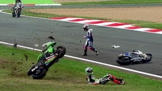 Best of Crash World Superbike MagnyCours [upl. by Viole]