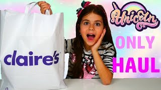 ARTEMI ⭐ UNICORN HAUL ΣΤA CLAIRES 🦄 UNICORN ULTIMATE HAUL 2019 [upl. by Lamahj]