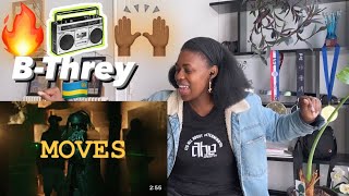 B Threy  MOVES Official Video Reaction Video  Chris Hoza [upl. by Hightower]