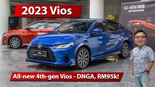 2023 Toyota Vios in Malaysia  from RM89600 [upl. by Marquez]