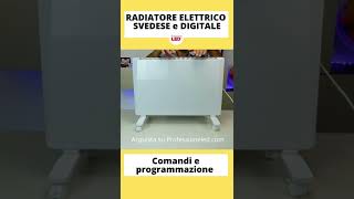 Radiatore Riscaldamento Elettrico Svedese comandi e programmazione [upl. by Torr]