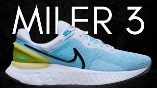 Nike React Miler 3 Review  16 HOT miles [upl. by Eibrad]