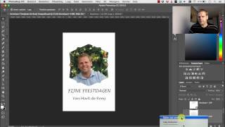 Kerstkaart maken in Photoshop tutorial [upl. by Kcoj]