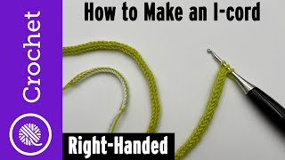 3 Fast and Easy Crochet Icords [upl. by Gilud]