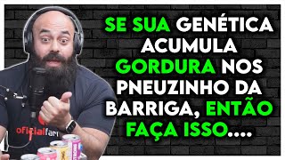 COMO PERDER GORDURA DOS PNEUZINHOS DA BARRIGA flancos  Kaminski Renato Cariani Ironberg Podcast [upl. by Nauqad973]