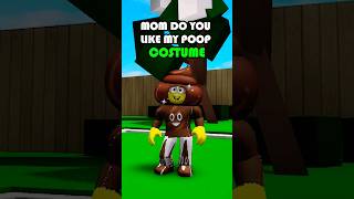 Minion wear POOP COSTUME 💩 shorts roblox [upl. by Brenza114]