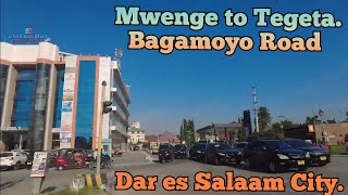 Mwenge to Tegeta Bagamoyo Road Dar es Salaam City [upl. by Mikol]