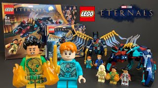 LEGO Marvel Eternals Deviants Sets Review 76145 amp 76154 [upl. by Straub]