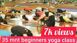 Yoga class for complete beginner member Beginners yoga class  Yoga with souvik [upl. by Blanding]