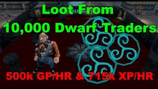 Loot From 10000 Dwarf Traders  715k XPHR  500k GPHR 10 Hour Grind [upl. by Ynnavoig87]