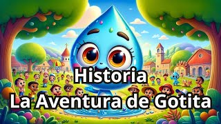 Historia sobre el Cuidado del Agua para Preescolares La Aventura de Gotita [upl. by Alehs663]