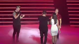 Marriage Proposal during quotShape of My Heartquot  BSB Las Vegas 110218 [upl. by Annailuj]