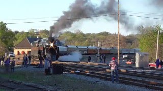 Norfolk amp Western J Class 611 Departing Danville [upl. by Mailiw194]