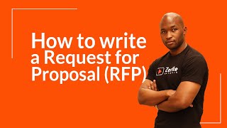 How to write a Request for Proposal RFP [upl. by Eceinart]