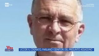 Uccide il cognato parlano i genitori del presunto assassino  La vita in diretta 23012024 [upl. by Welcy928]