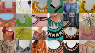 Trendy Neck Designs 2024  Gale Ke Design 2024  Neck Design with lace  New Neck Design 2024 [upl. by Delmer]