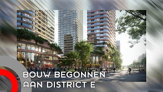 Eindhoven begint aan bouw District E Drie hoge torens op Stationsplein [upl. by Melonie116]