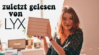 NEUES VON LYX ✨ zuletzt gelesen 20192020 [upl. by Winne]