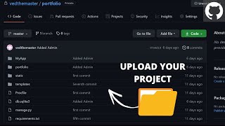 How to upload filesfoldersprojects on github  Upload Project folder on github Simple Way [upl. by Hawken233]