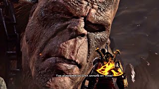 God of War 3 PS4  Cronos Titan Boss Fight 1080p 60fps Father of Zeus [upl. by Ennaus]