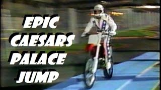 ROBBIE KNIEVEL caesars palace part 3 THE JUMP [upl. by Llednav]