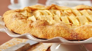 Apple Frangipane Tart Recipe Demonstration  Joyofbakingcom [upl. by Acireed]