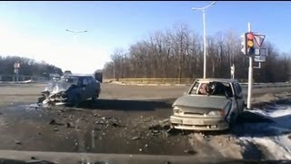 Car Crash Compilation  34 [upl. by Odnuges]