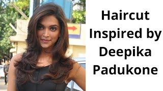 Long to short Layer HaircutHaircut Inspired by Deepika Padukone [upl. by Possing]