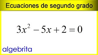 Ecuación de segundo grado usando la fórmula general Ecuaciones cuadráticas 210 [upl. by Oriel549]