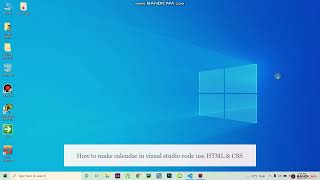 How to make calendars in visual studio code use HTML amp CSS Jubaer Learning Tech [upl. by Lorrie534]