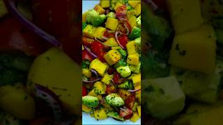 The Most Delicious Mango Avocado Salad Recipe Hands Down [upl. by Rebmak24]