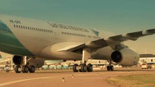 Garuda Indonesia  Press Conference Return to Schiphol [upl. by Anayhd]