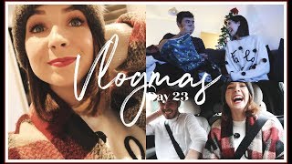 LAST MINUTE DASH amp GIFT GIVING WITH MARK  VLOGMAS [upl. by Alejoa]