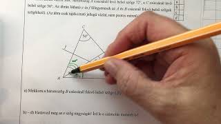 9 évfolyamba felvételizőknek XV geometriai feladatok  02 [upl. by Ylsel]