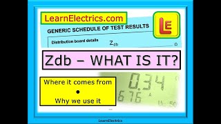 Zdb – WHAT IS IT – WHY DO WE HAVE Ze  WHY USE Zs – TESTING Zdb amp RECORDING ON TEST CERTIFICATES [upl. by Dleifrag]