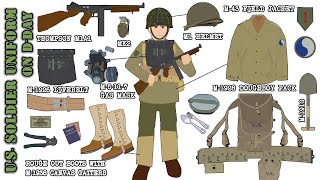 Uniform of the American GI on DDay [upl. by Capone650]