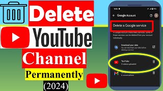 How to Delete YouTube Channel Permanently  YouTube Channel Delete Kaise Kare [upl. by Mudenihc]