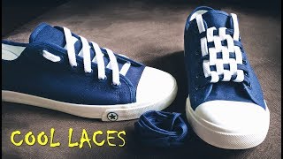 LACE SHOES  5 cool ideas how to tie shoe laces  shoes lace styles  how to lace converse [upl. by Bren541]