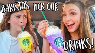 Letting Starbucks Baristas Pick Our Drinks For A Week [upl. by Nivert]