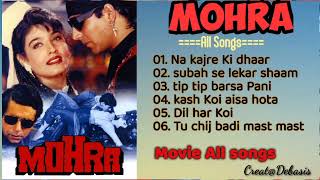 Mohra 1994 Movie Songs  Mohra all Songs Jukebox  Hindi A to Z [upl. by Hgielrac]