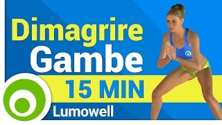 Come Dimagrire le Gambe Cardio ed Esercizi di Tonificazione [upl. by Acilef564]