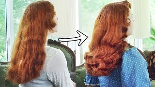 EASY Vintage Curls with FoamSponge Rollers  Updated Tutorial [upl. by Aiva]