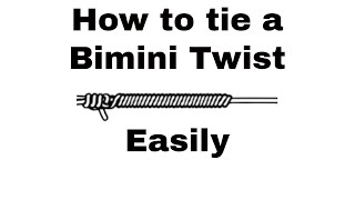 Easy Double Knot Tutorial Learn the Bimini Twist for Braided Lines [upl. by Perlis]