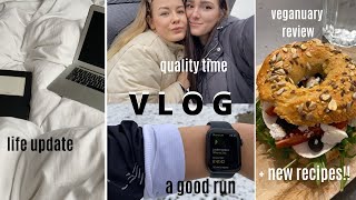 vlog veganuary review new recipes style amp talk about life daily makeup  II Marieke Emilia [upl. by Ingaberg]