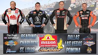 COUNTDOWN TO THE CHAMPIONSHIP LOADED WITH STORYLINES AS NHRA PLAYOFFS SET TO BEGIN [upl. by Adnorehs]