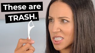 do FLOSS PICKS even work  Dental Hygienist Explains [upl. by Ive]